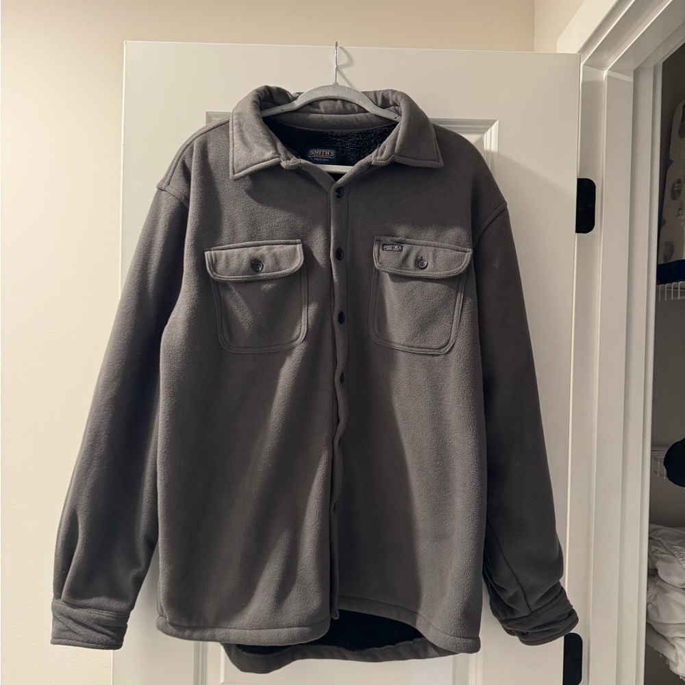 Smith’s Workwear Men's Gray Fleece Jacket